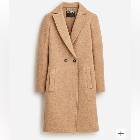 J Crew Italian boiled wool coat - Picture 1 of 3